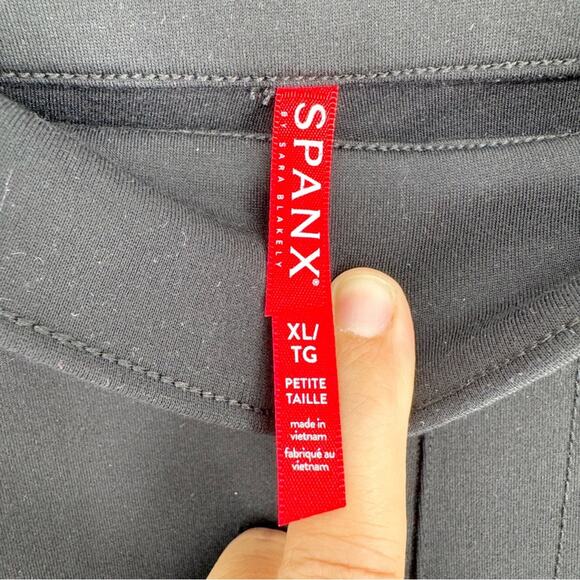 SPANX The Perfect Black Pant Ankle 4-Pocket Stretch Pull On Sz XL Minimal Office - Picture 11 of 15